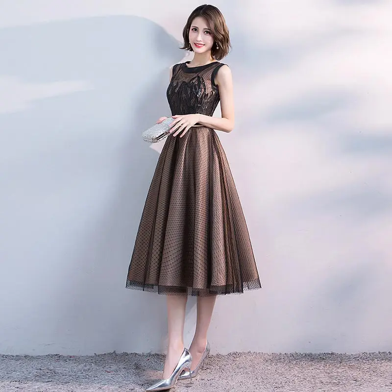 Customized FADISTEE New Arrival Modern Party Dress Evening Dresses Prom Lace Pattern A-line O-neck Elegant Sashes - Image 4