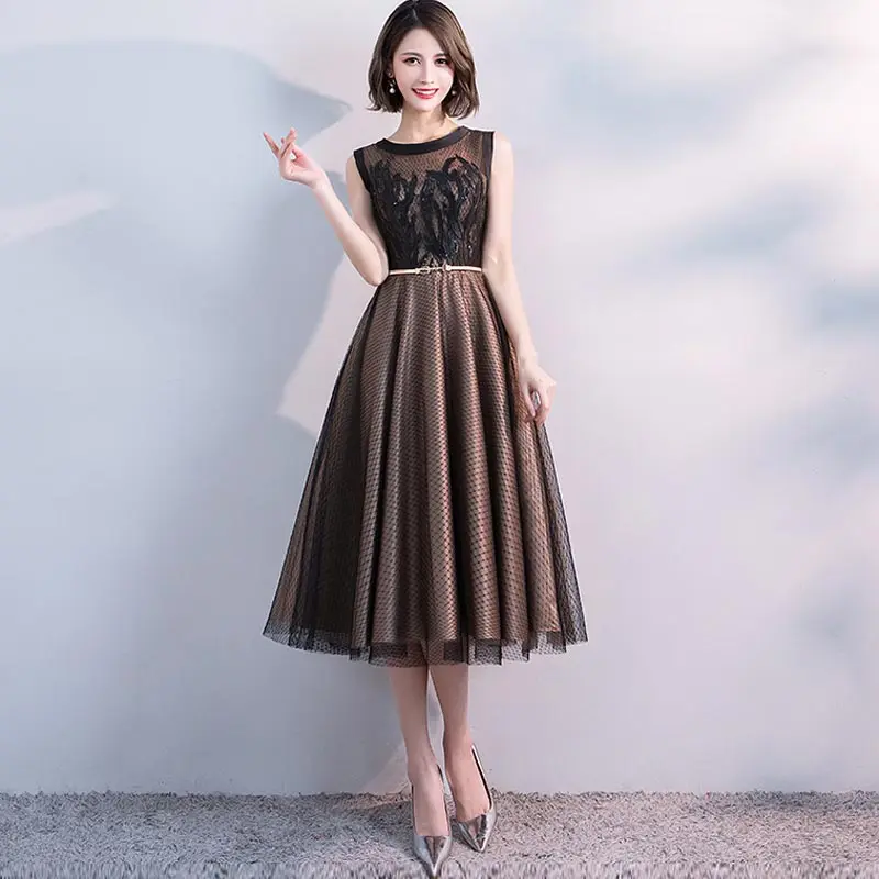 Customized FADISTEE New Arrival Modern Party Dress Evening Dresses Prom Lace Pattern A-line O-neck Elegant Sashes - Image 3