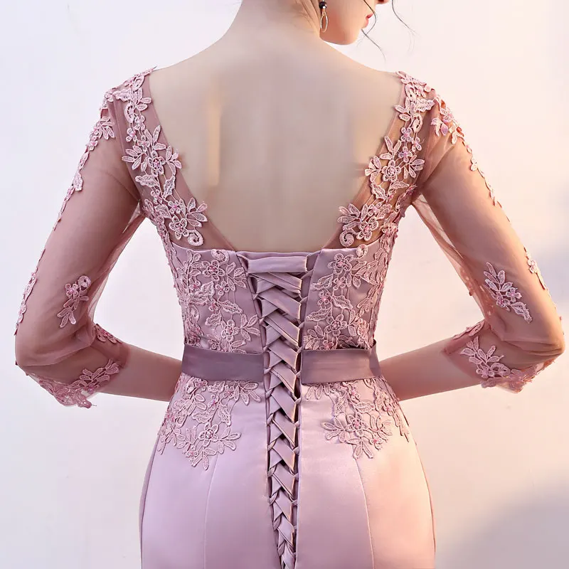 Customized FADISTEE New Arrival Elegant Party Mermaid Prom Dress Evening Dress Vestido De Festa Gown Lace Sexy Satin Long Formal - Image 6