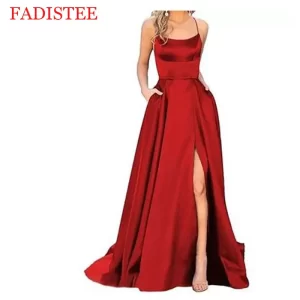 Customized Evening Dresses Bridesmaid Dress For Wedding Women Sexy Spaghetti Straps Prom Party Gowns Long Maid Of Dresses